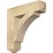 Ekena Millwork Thorton Craftsman Rough Sawn Bracket, Douglas Fir, 4"W x 18"D x 18"H BKT04X18X18THR04RDF - alternate 1